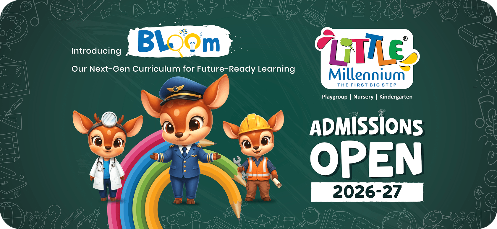 Little Millennium BLOOM curriculum — national campaign artwork